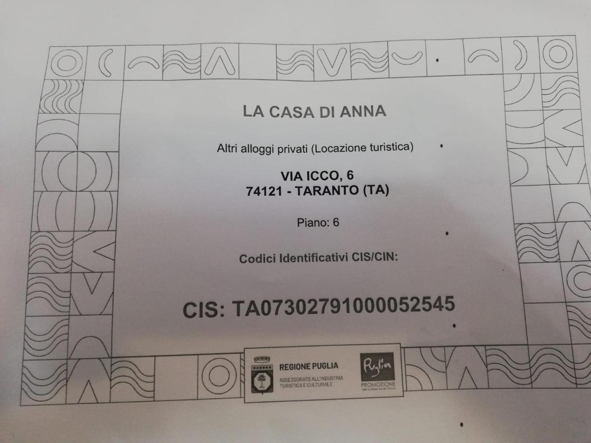 Appartamento La Casa Di Anna Taranto Esterno foto